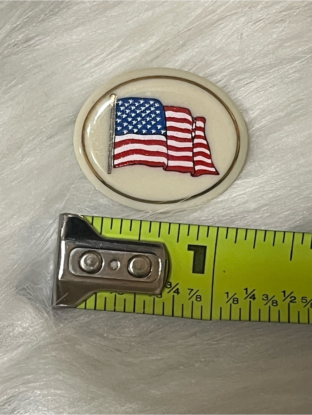 Lenox Vintage American Flag Brooch - Picture 9 of 9